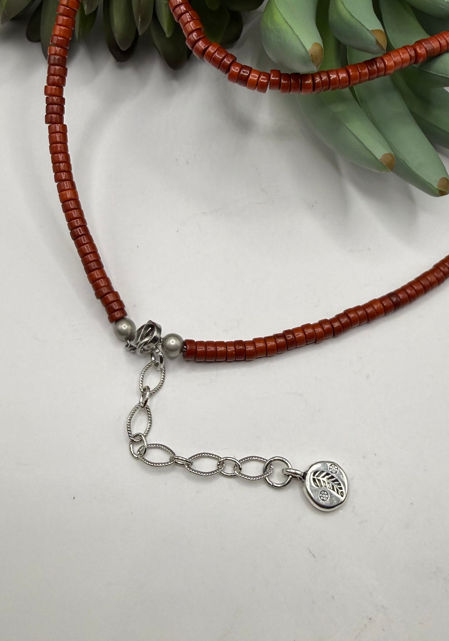 Long Native American Heishi Necklace