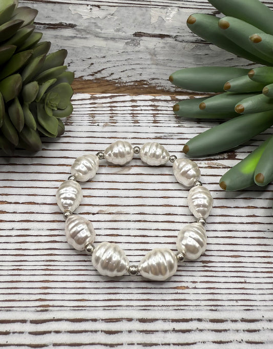 Pearl Shell Stretch Bracelet