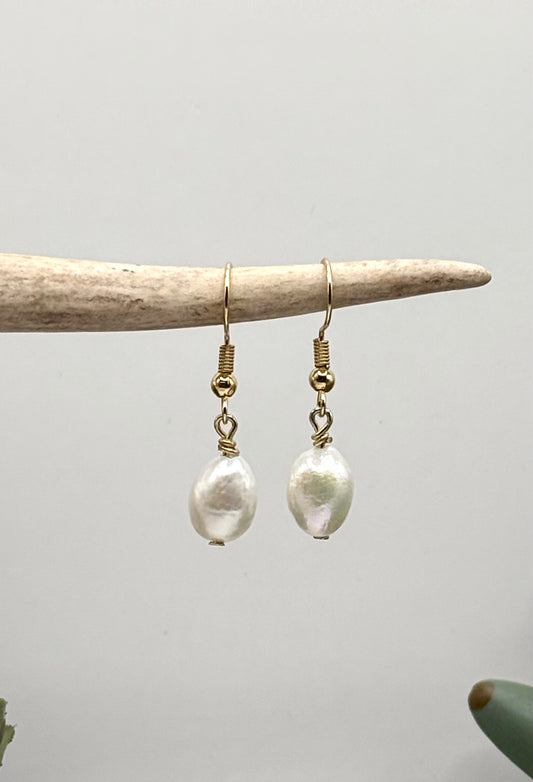 Freshwater Pearl Drop Earrings