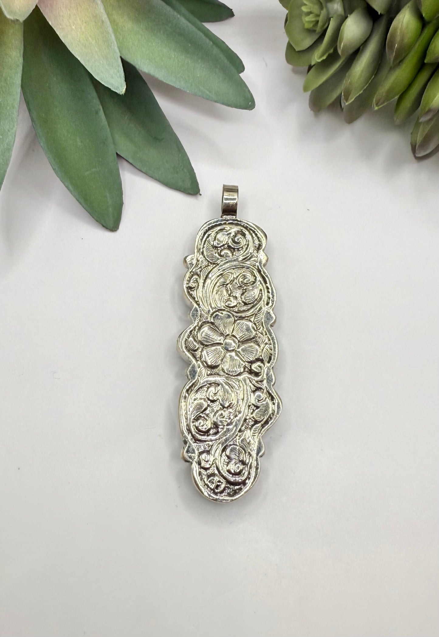 Bold Turquoise Nugget Pendant