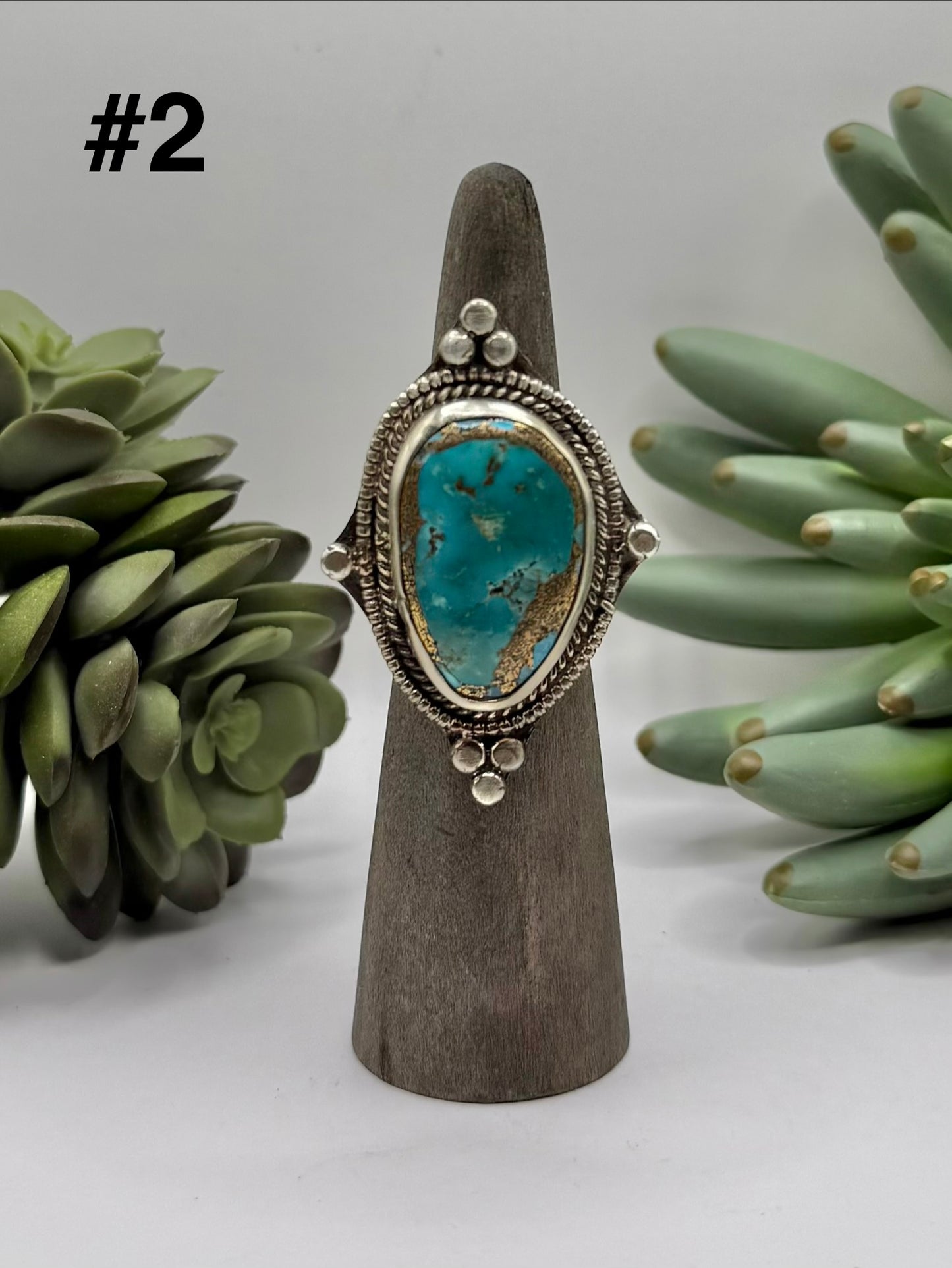 Four Point Turquoise Ring