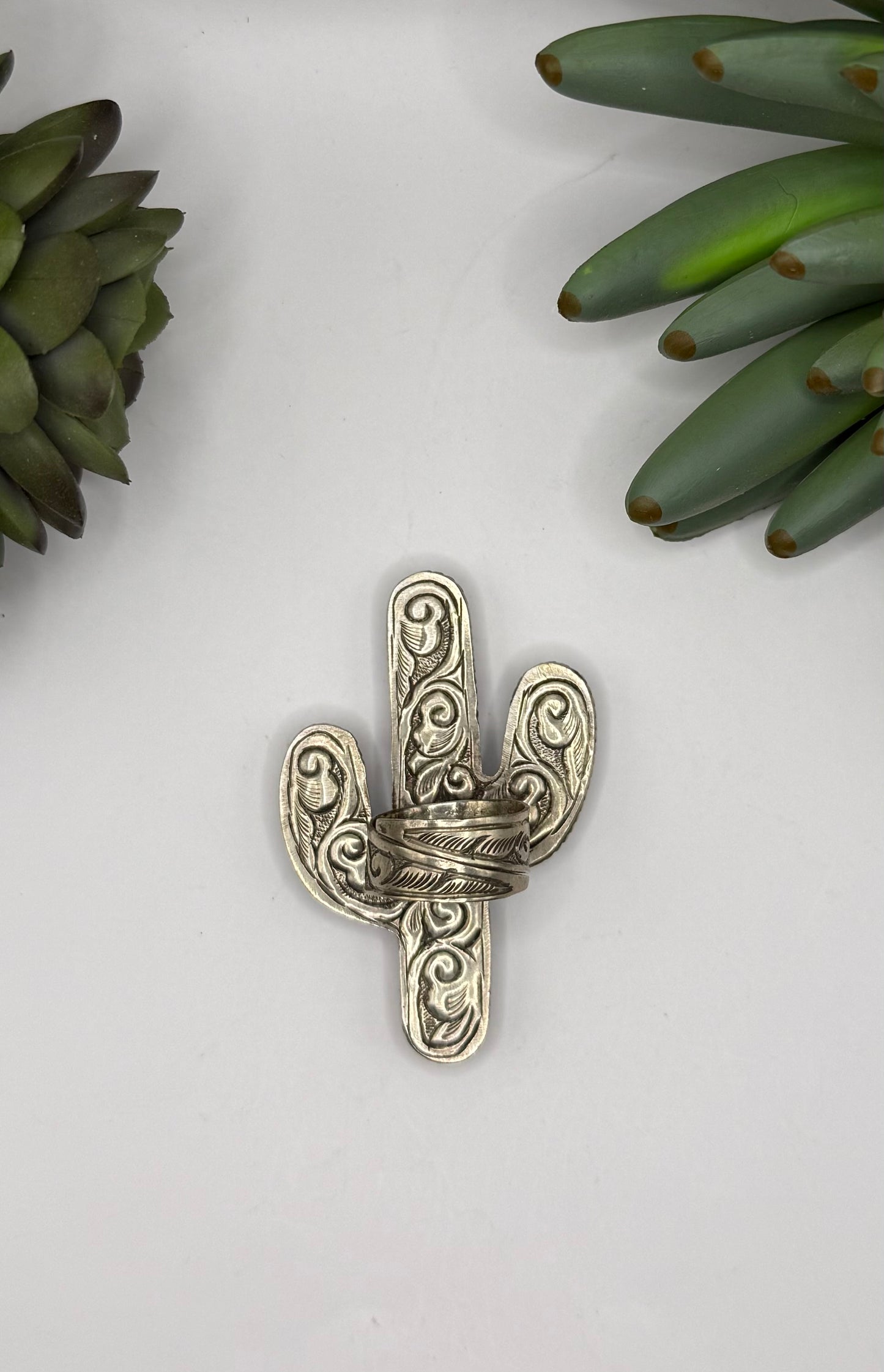 Rustic Turquoise Cactus