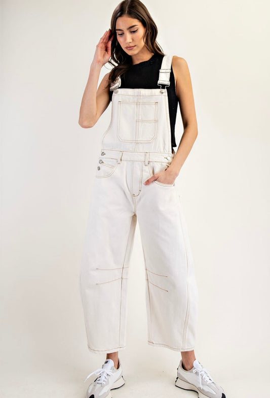 Barrel Leg Overalls