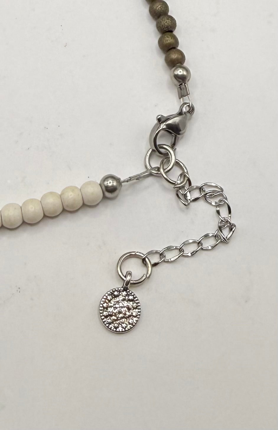 Silver Loop Cross Necklace