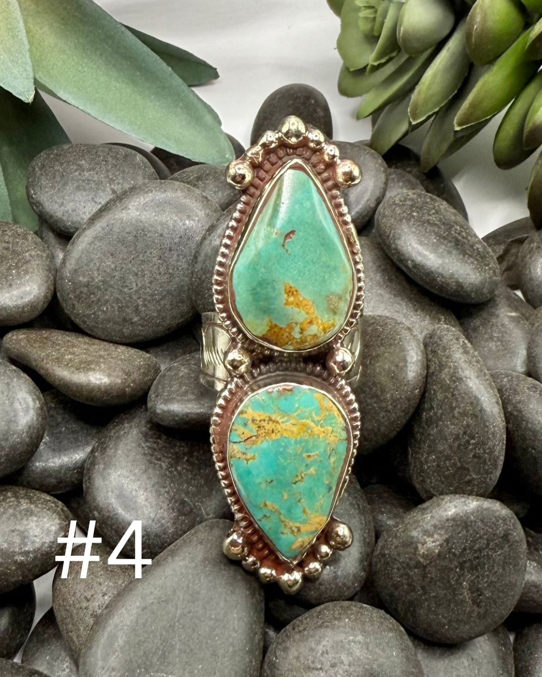 Double Set Turquoise Ring