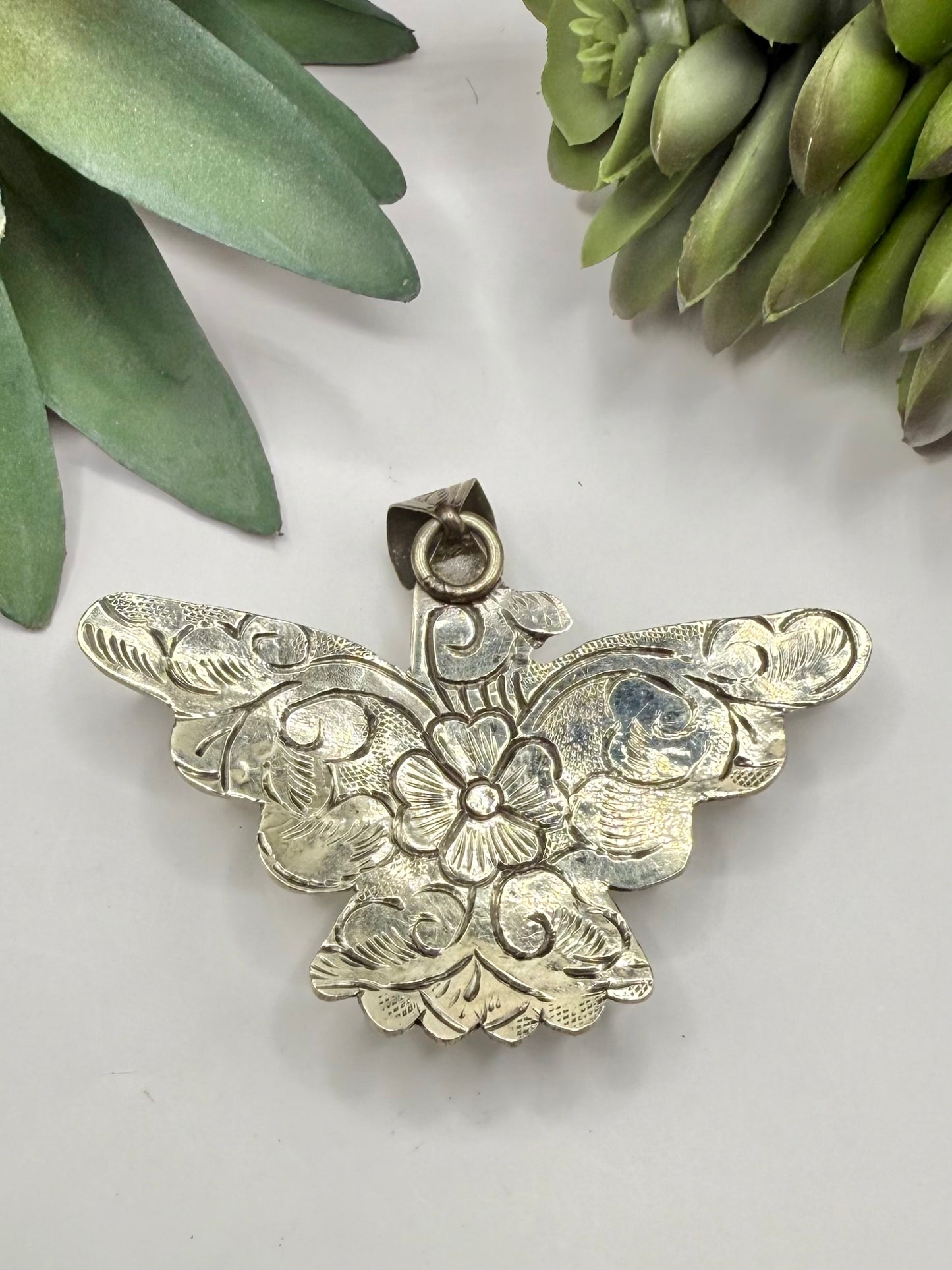 Flying Thunderbird Turquoise Pendant