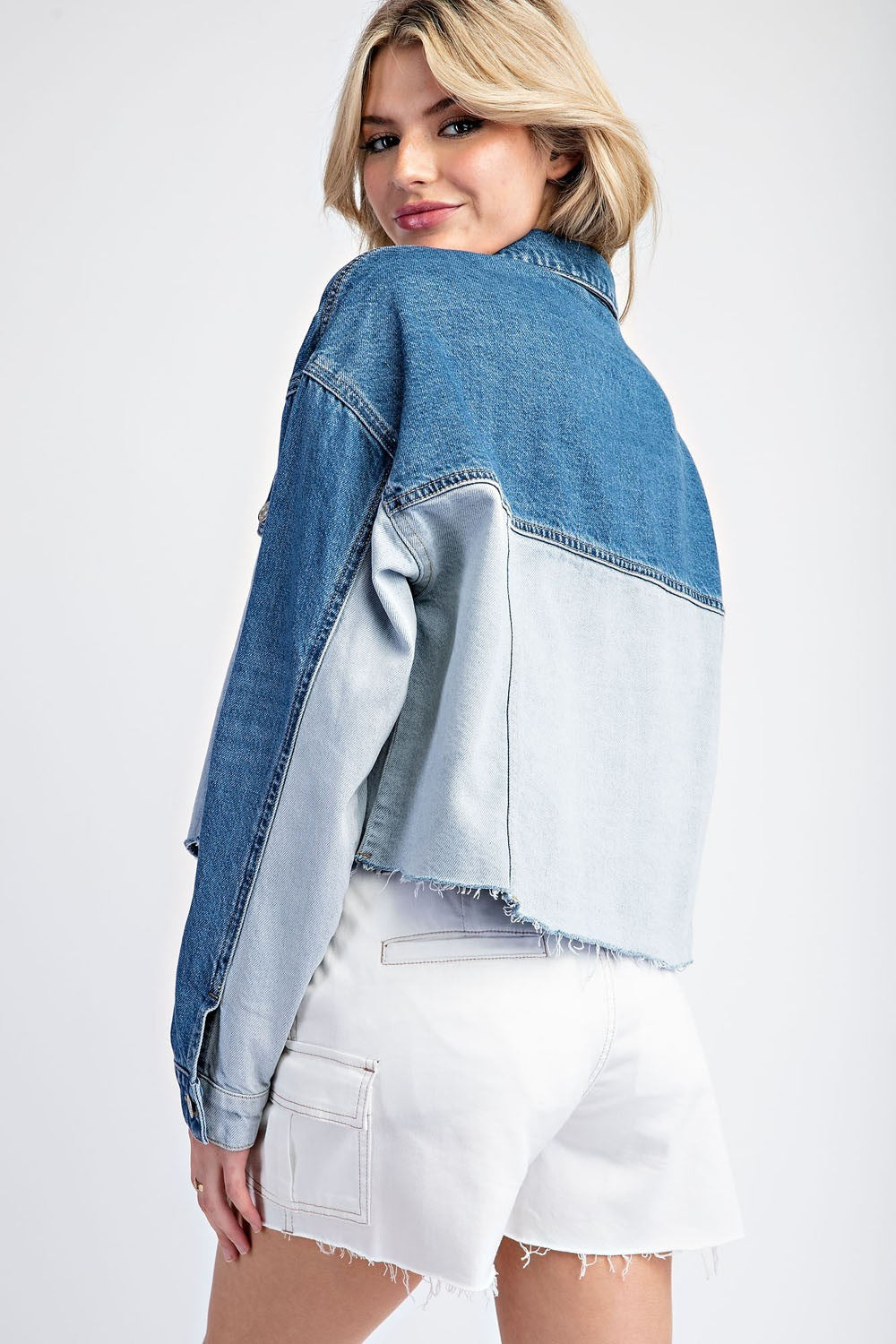 Two Tone Denim Jacket