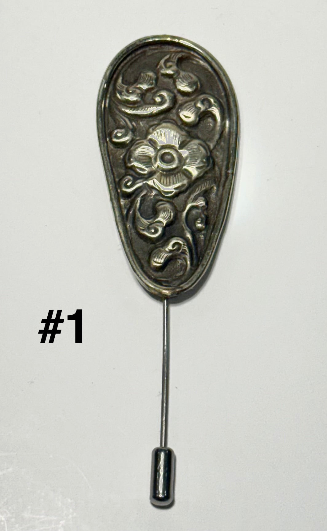 Western Silver Hatpins - 3 Designs