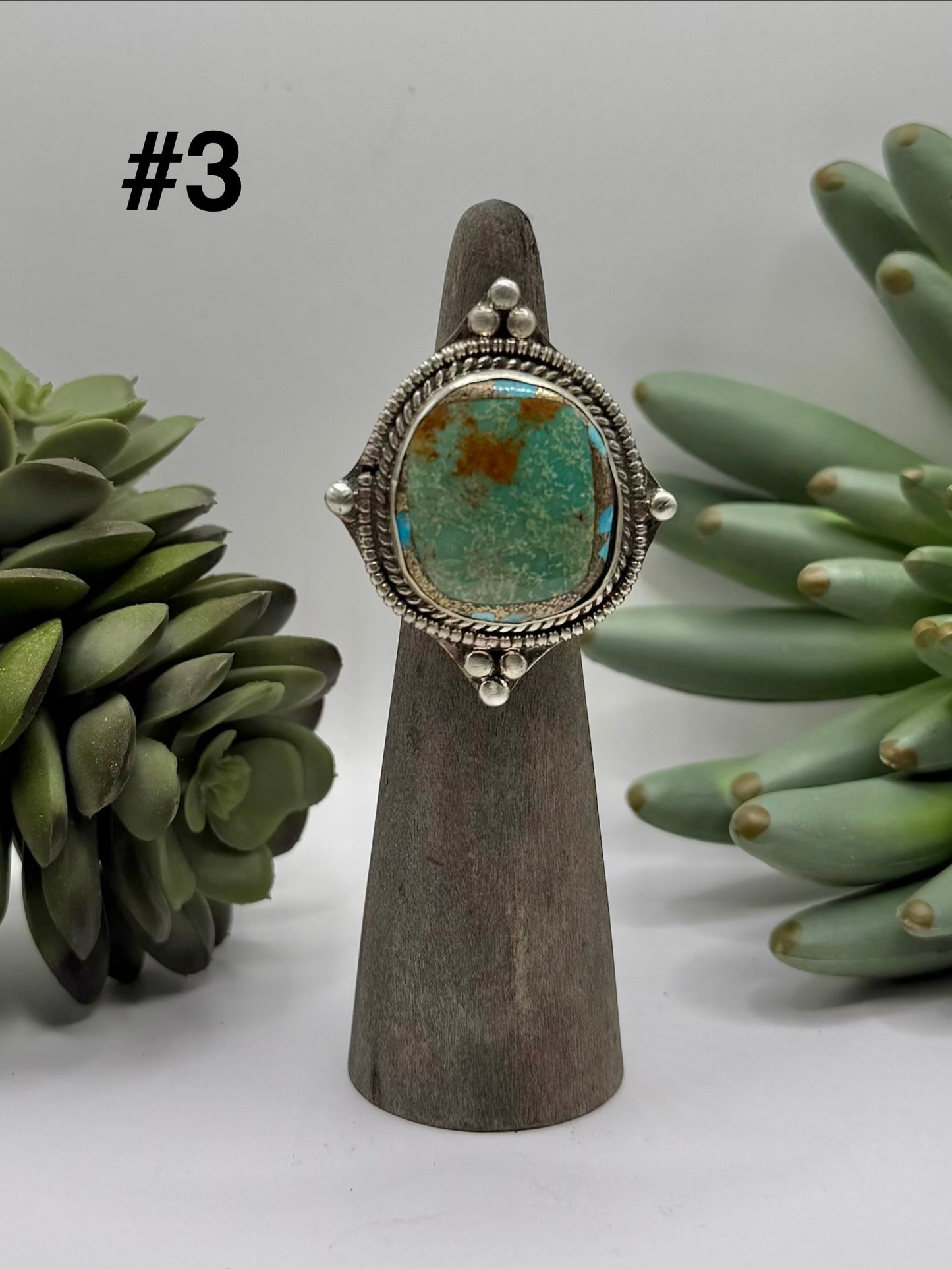 Four Point Turquoise Ring