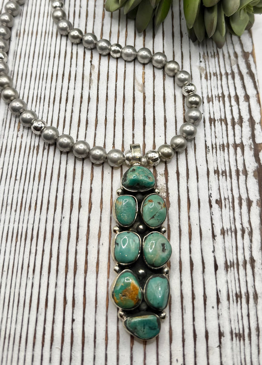 Turquoise Nugget Necklace
