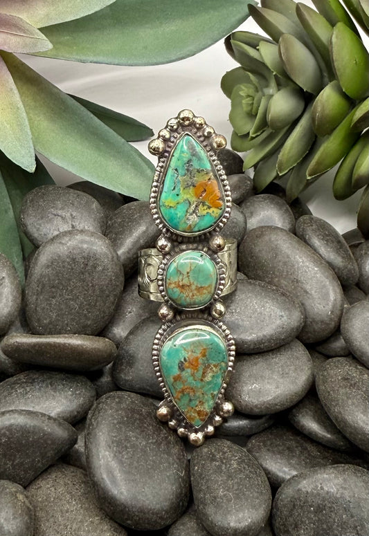 Triple Set Turquoise Ring