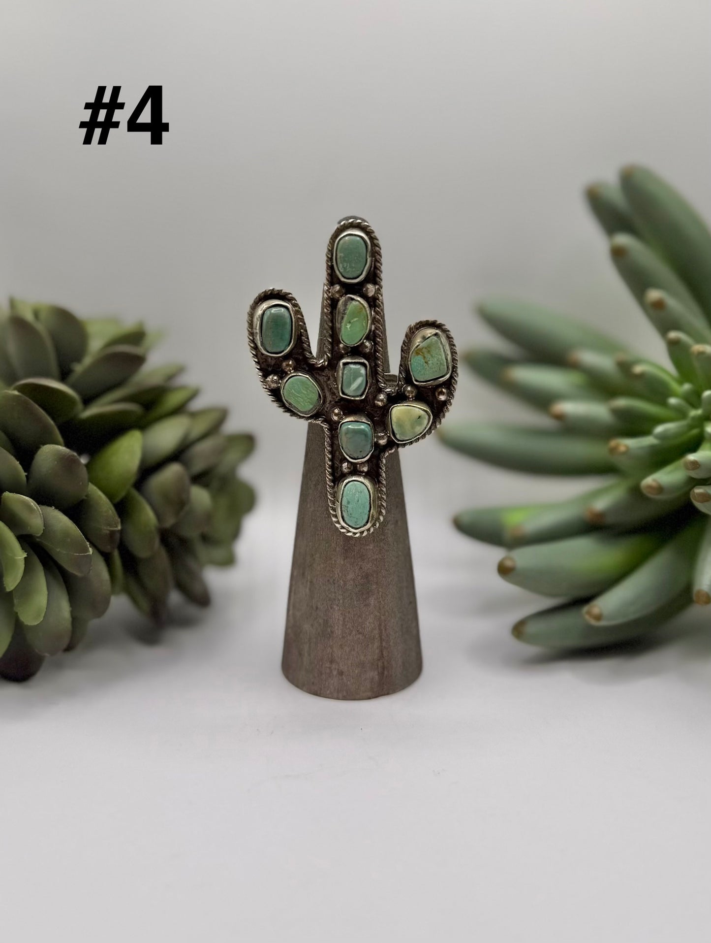 Rustic Turquoise Cactus
