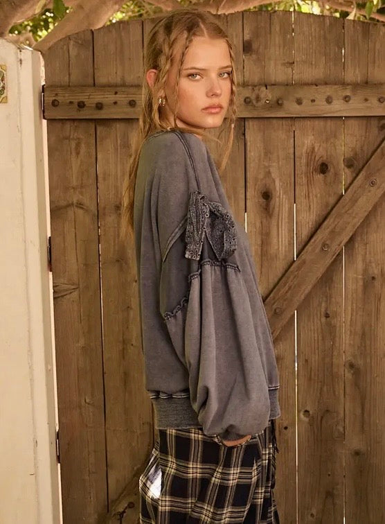 Bow Tie Sweatshirt