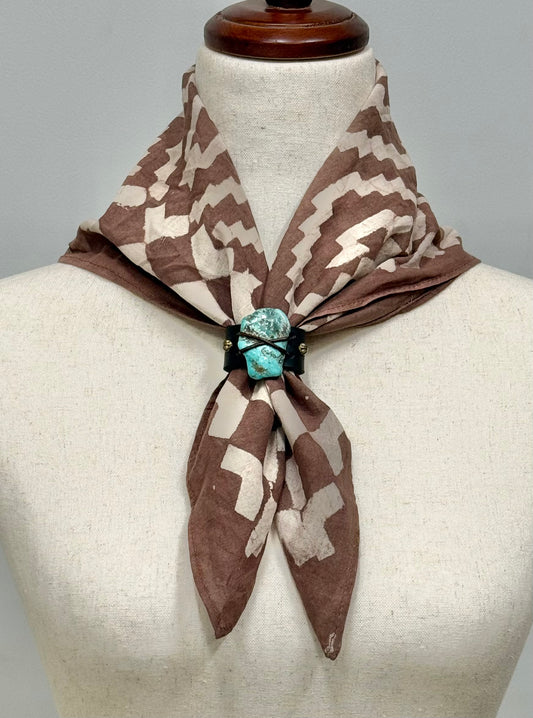 Kingman Turquoise Scarf Slide