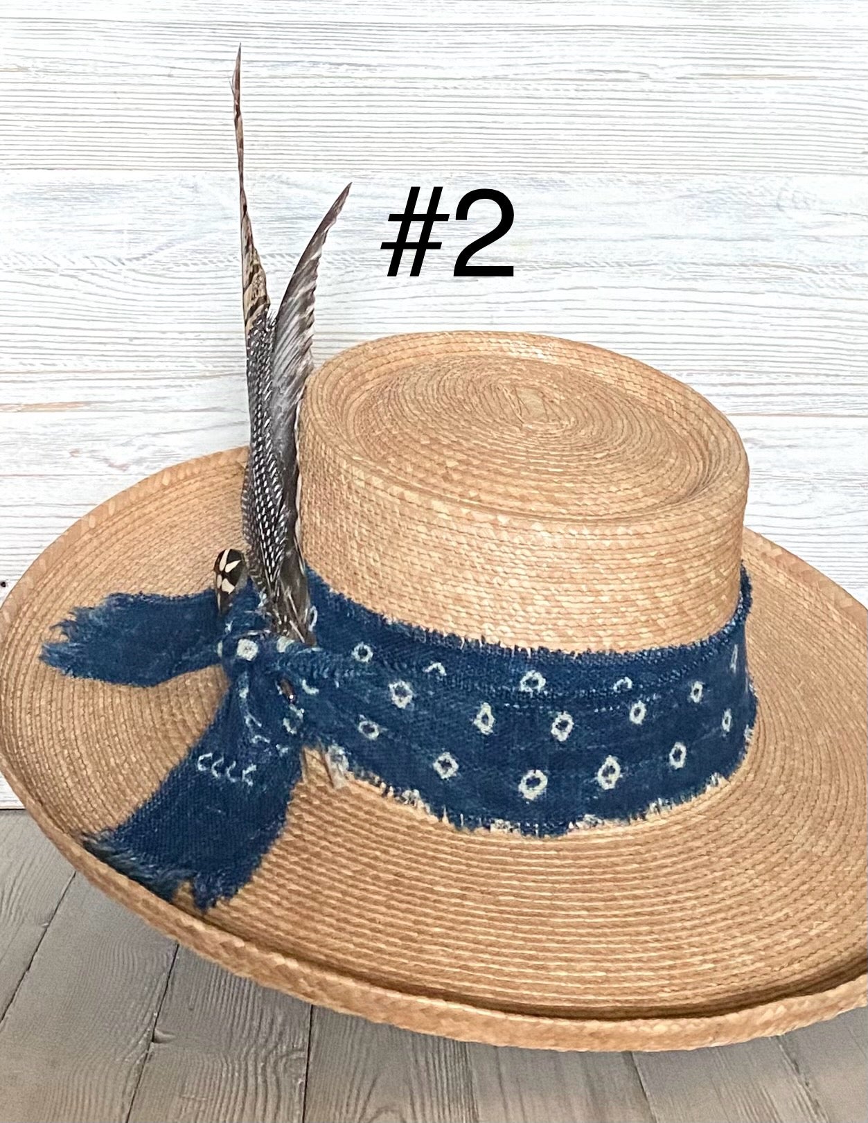 Vintage Indigo Hatband