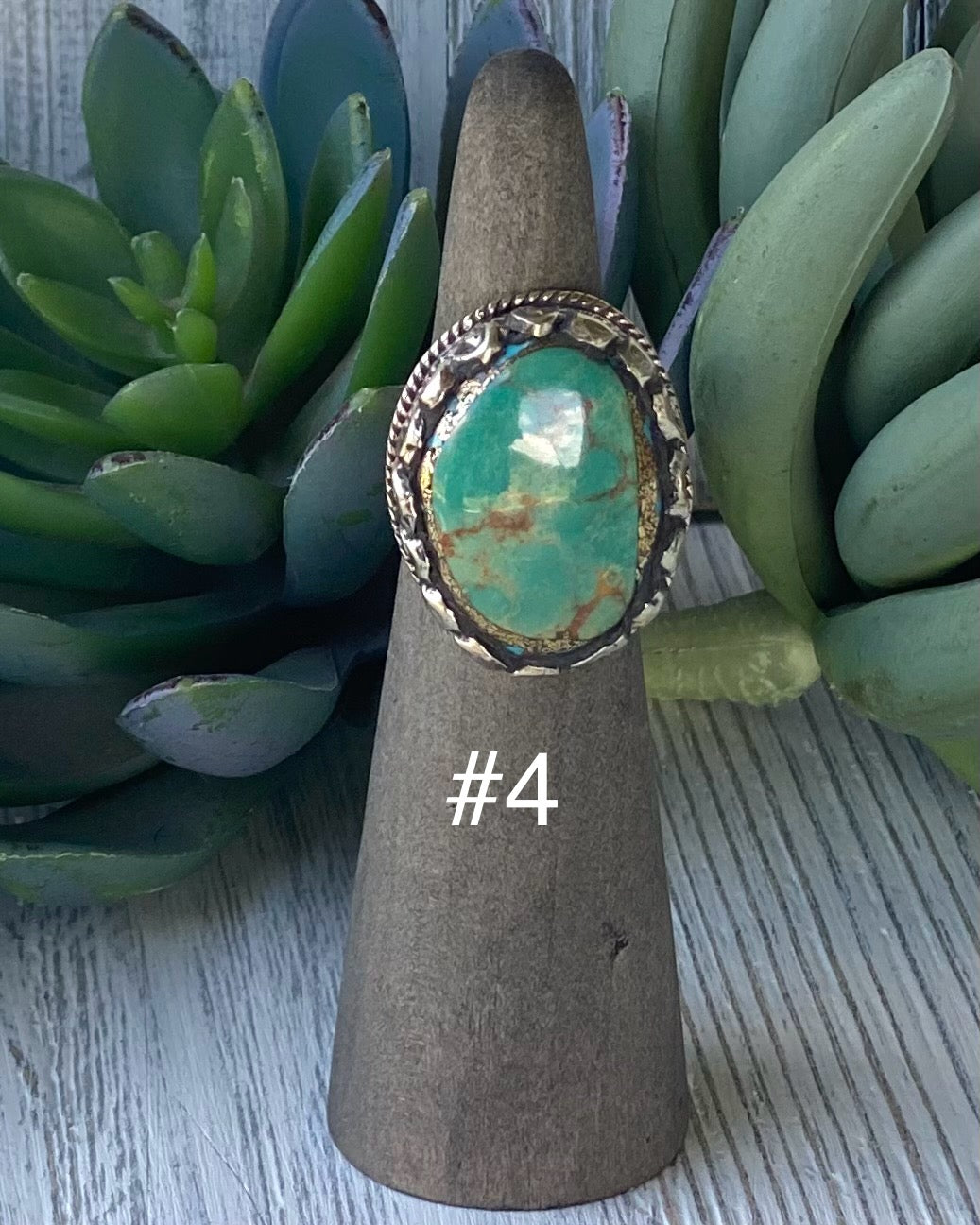 Pyrite Infused Turquoise Ring