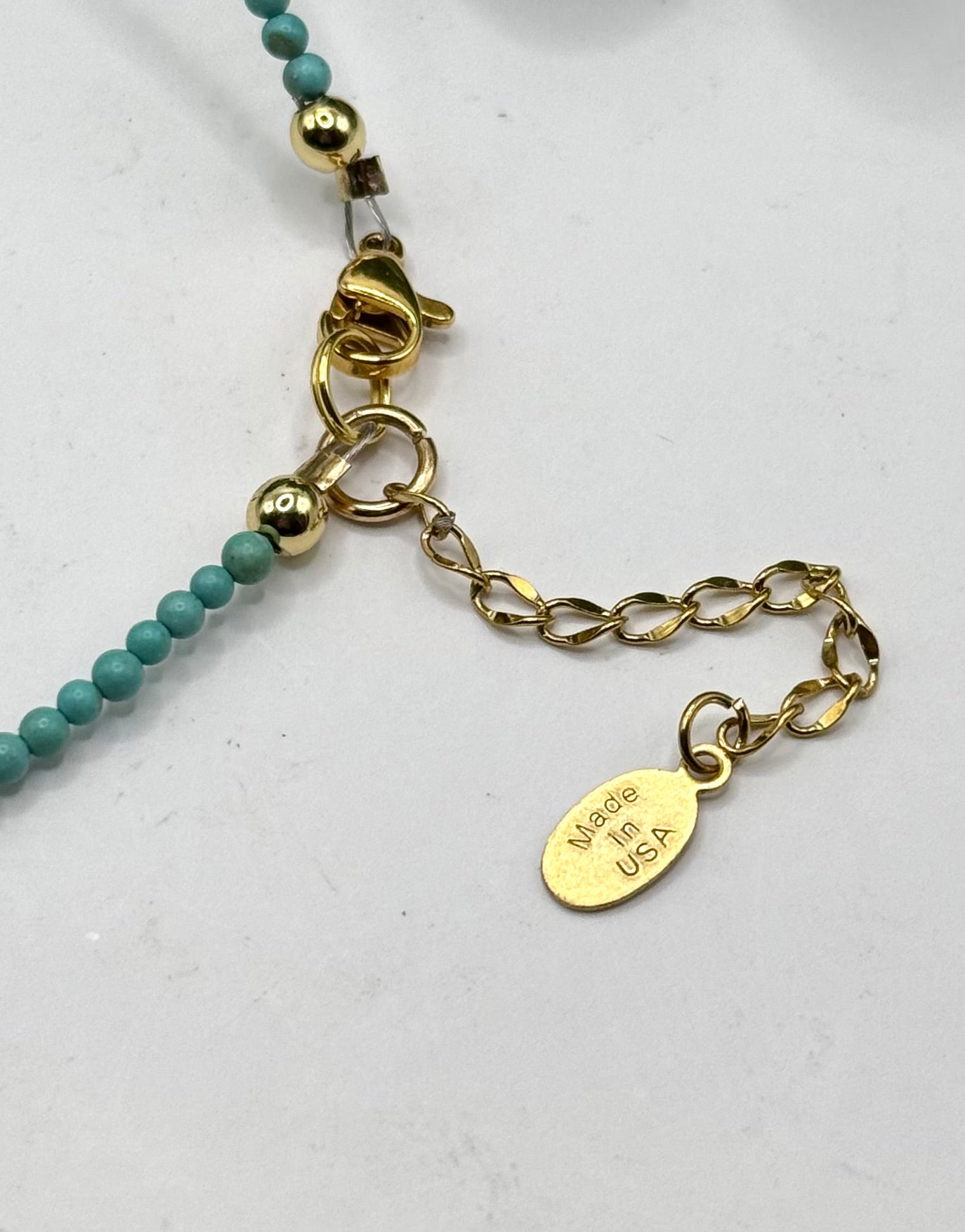 Tiny Gold Moon & Stars Necklace