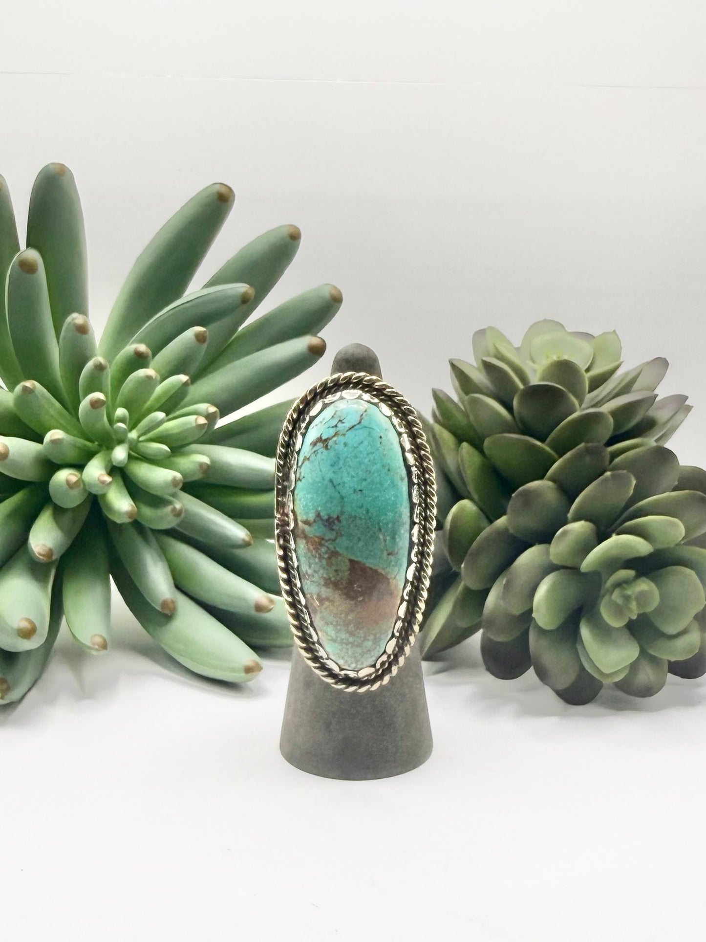 Large Oval Turquoise Ring