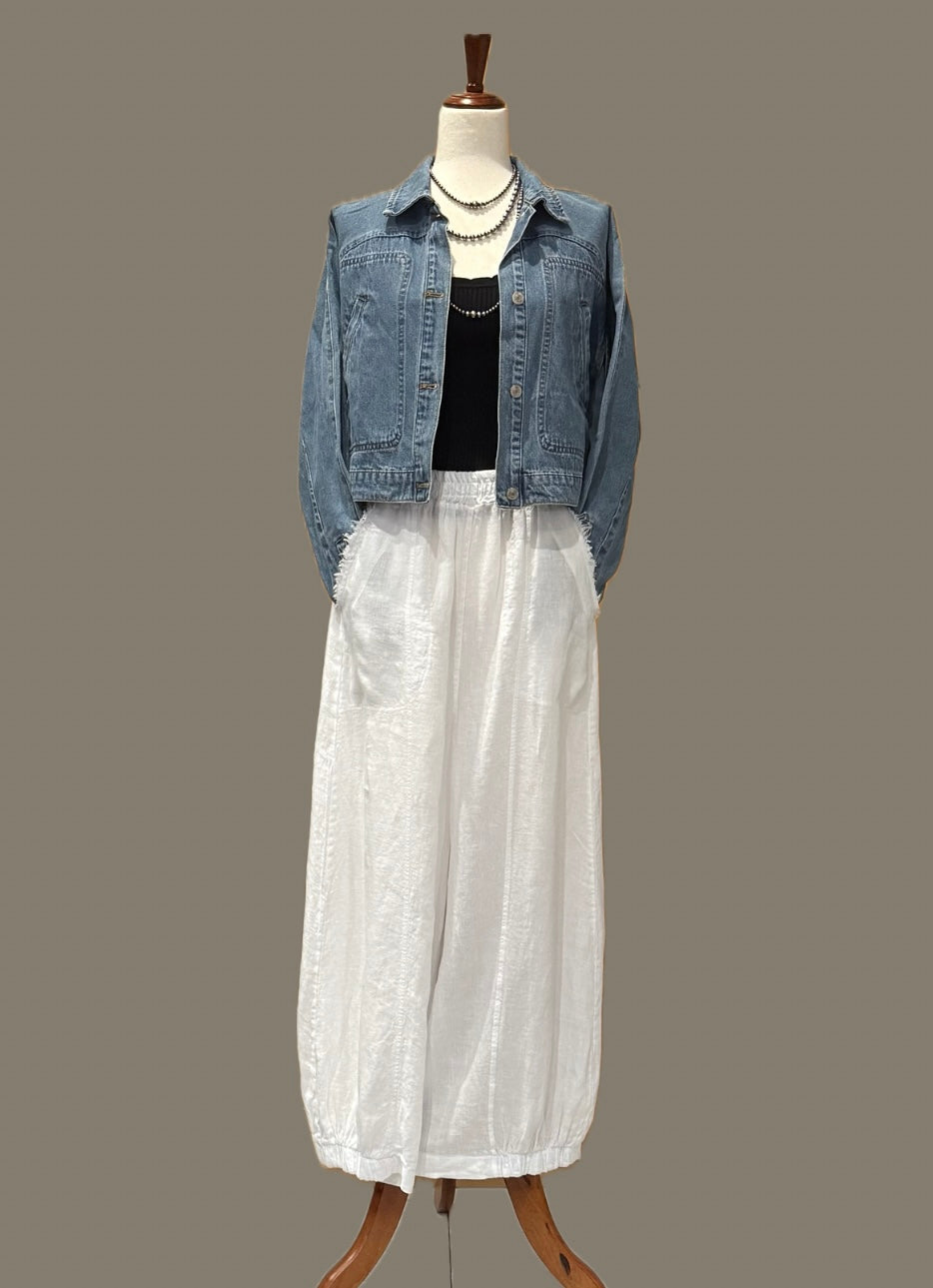 Loose-Fitting Linen Pant - 2 Colors