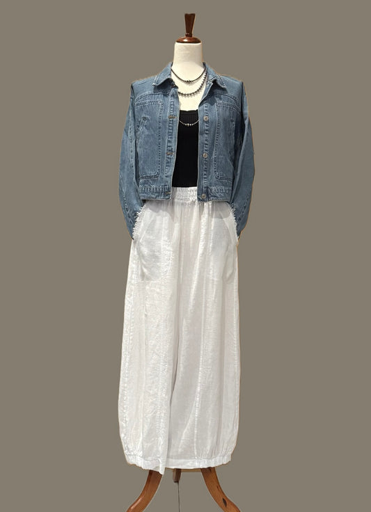 Loose-Fitting Linen Pant - 2 Colors