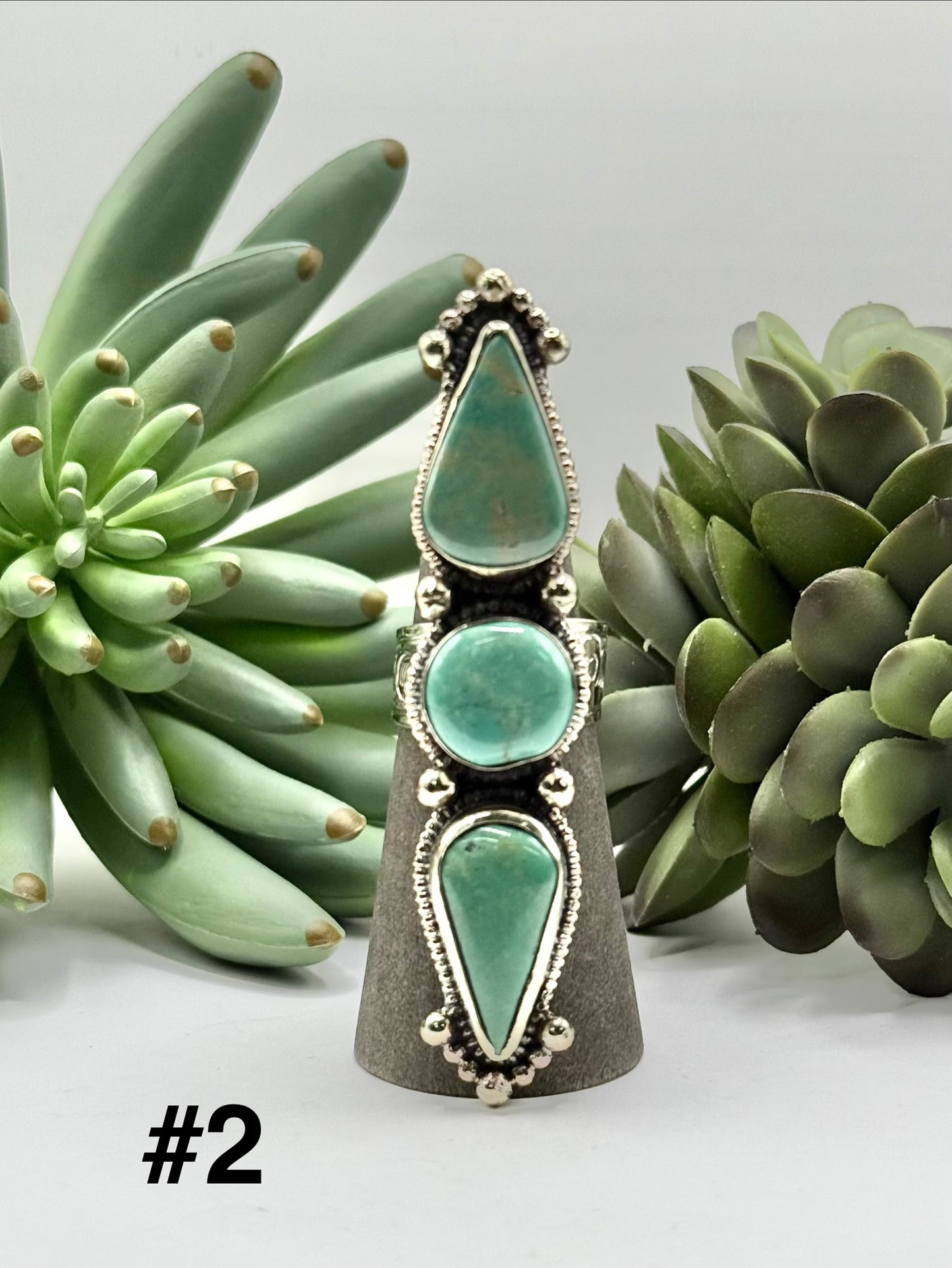 Triple Set Turquoise Ring