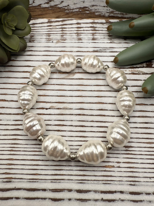 Pearl Shell Stretch Bracelet