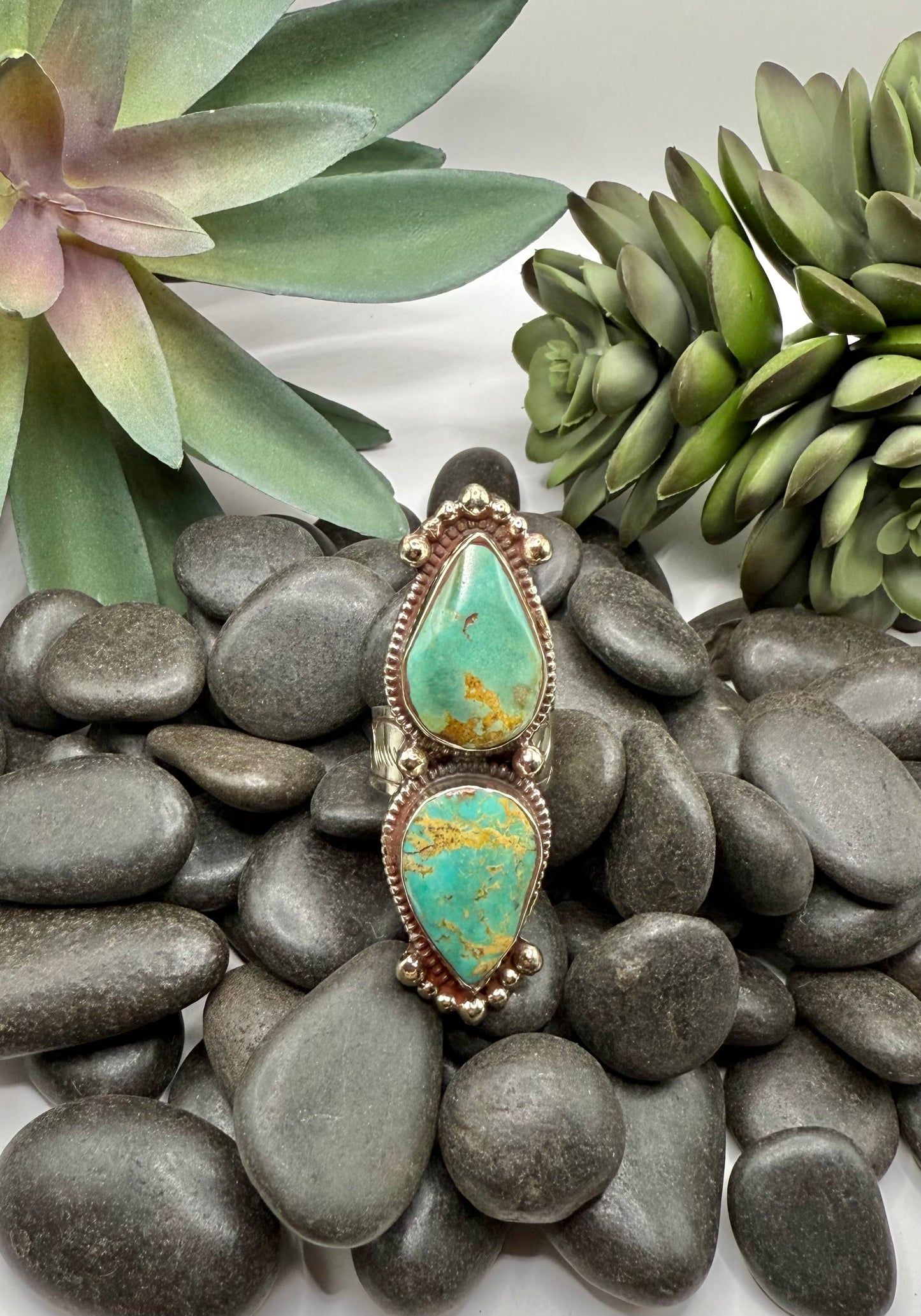 Double Set Turquoise Ring
