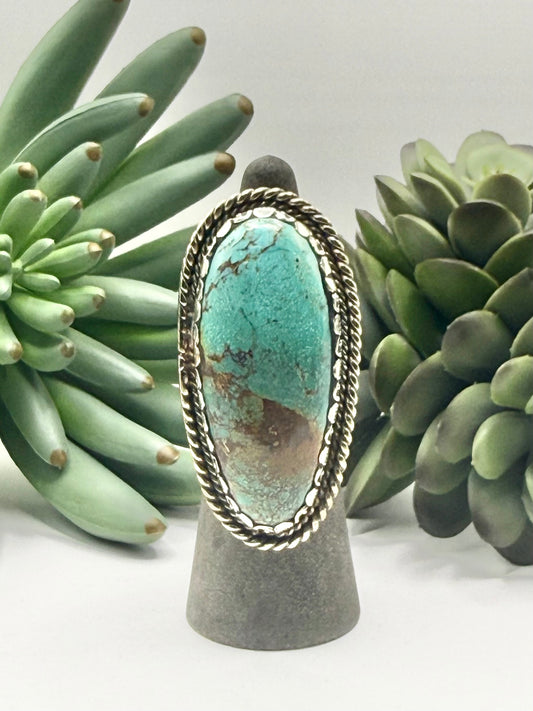 Large Oval Turquoise Ring