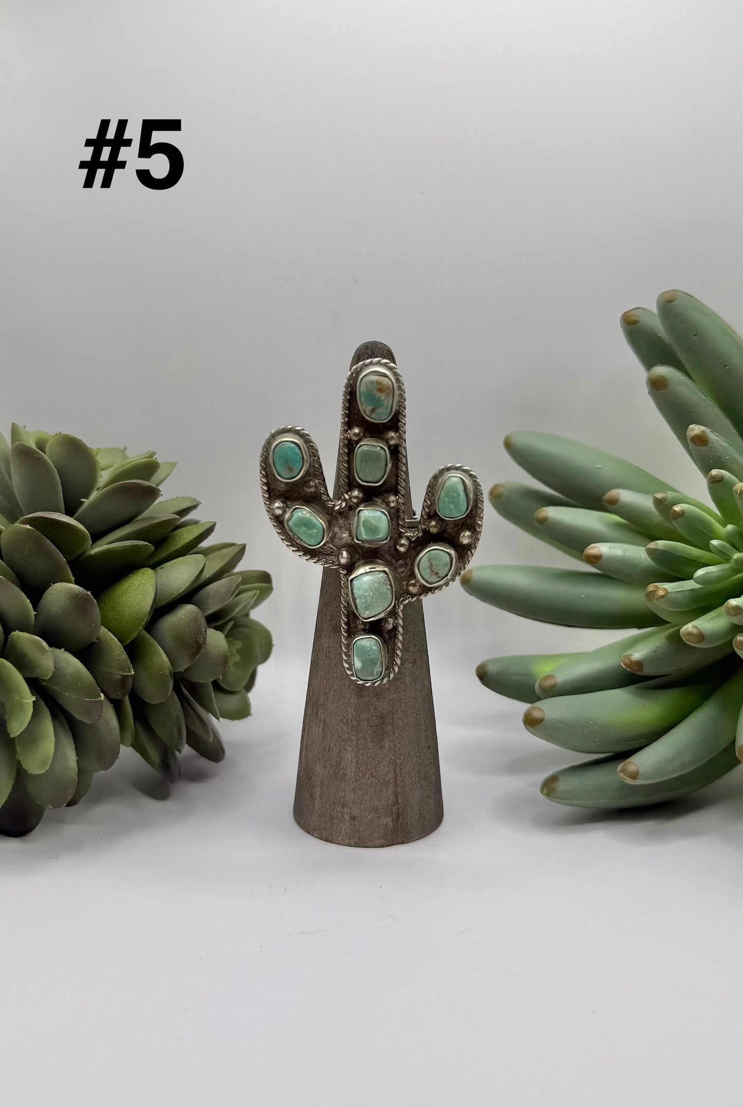 Rustic Turquoise Cactus