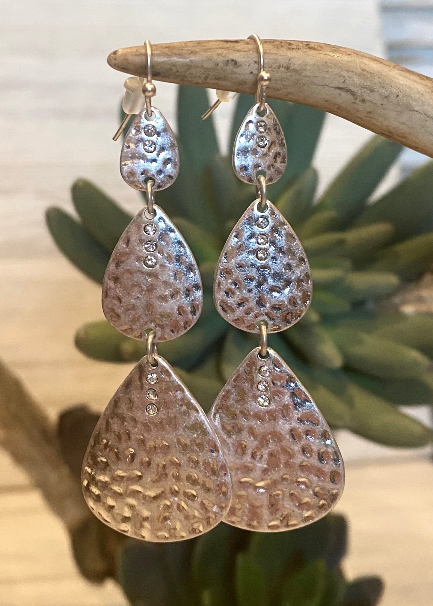 Double Teardrop Earrings