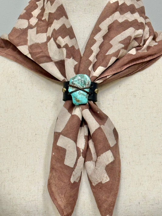 Kingman Turquoise Scarf Slide