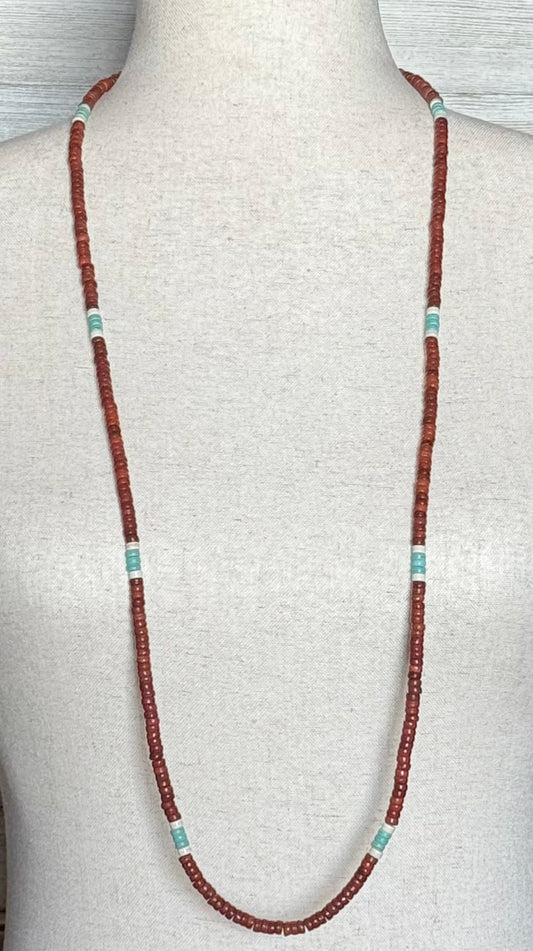 Extra Long Native American Heishi Necklace