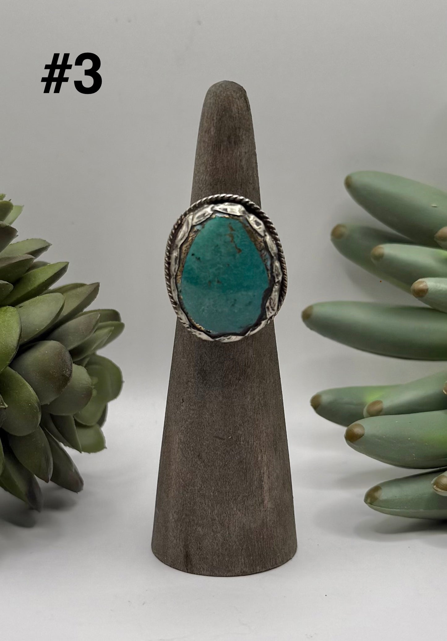 Pyrite Infused Turquoise Ring