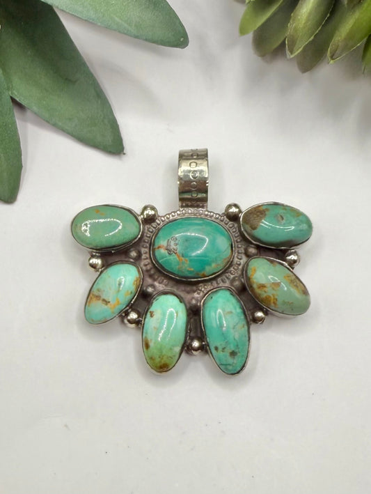 Turquoise Pedal Pendant