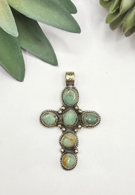 Turquoise Cross Pendant