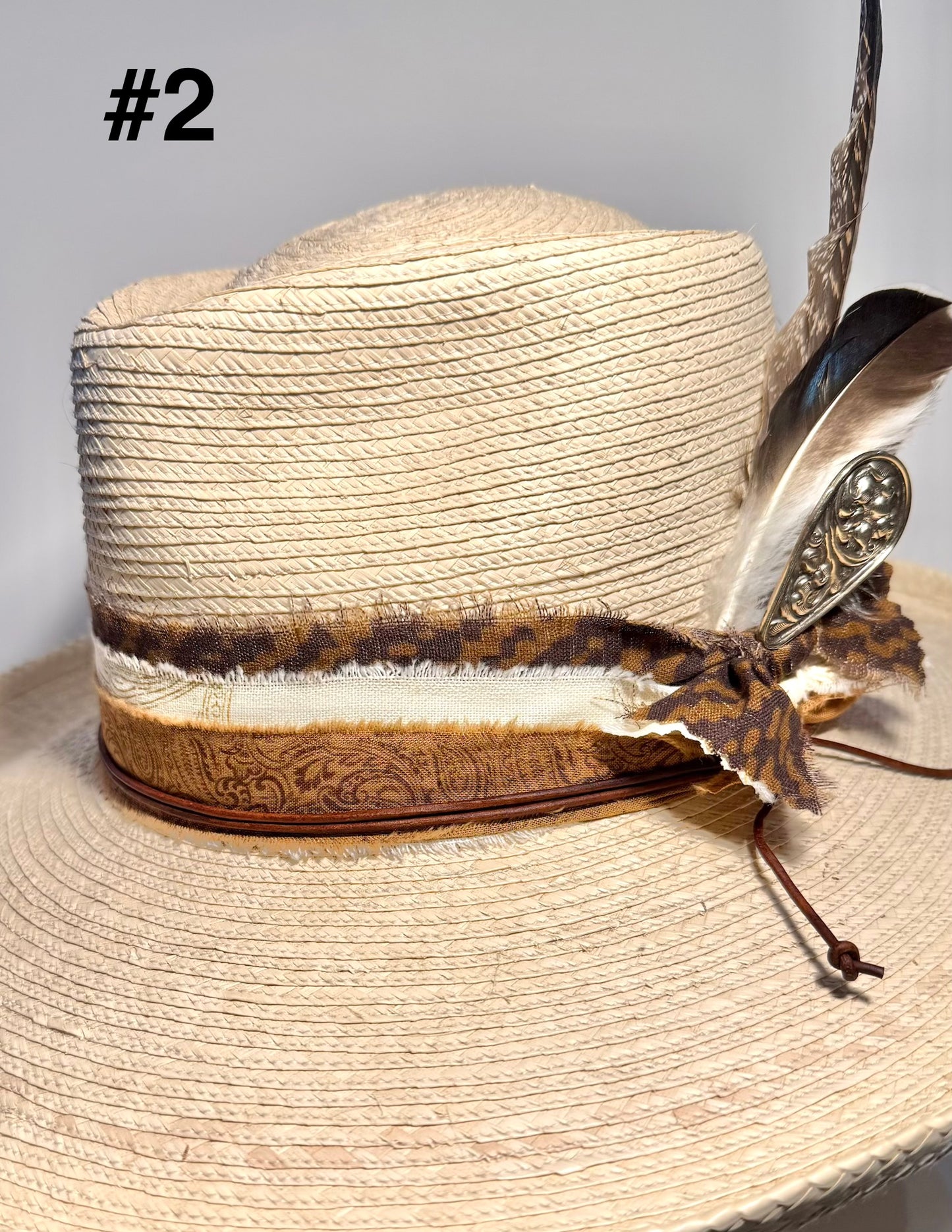 Western Rust Cloth Hatband kit - 4 Designs