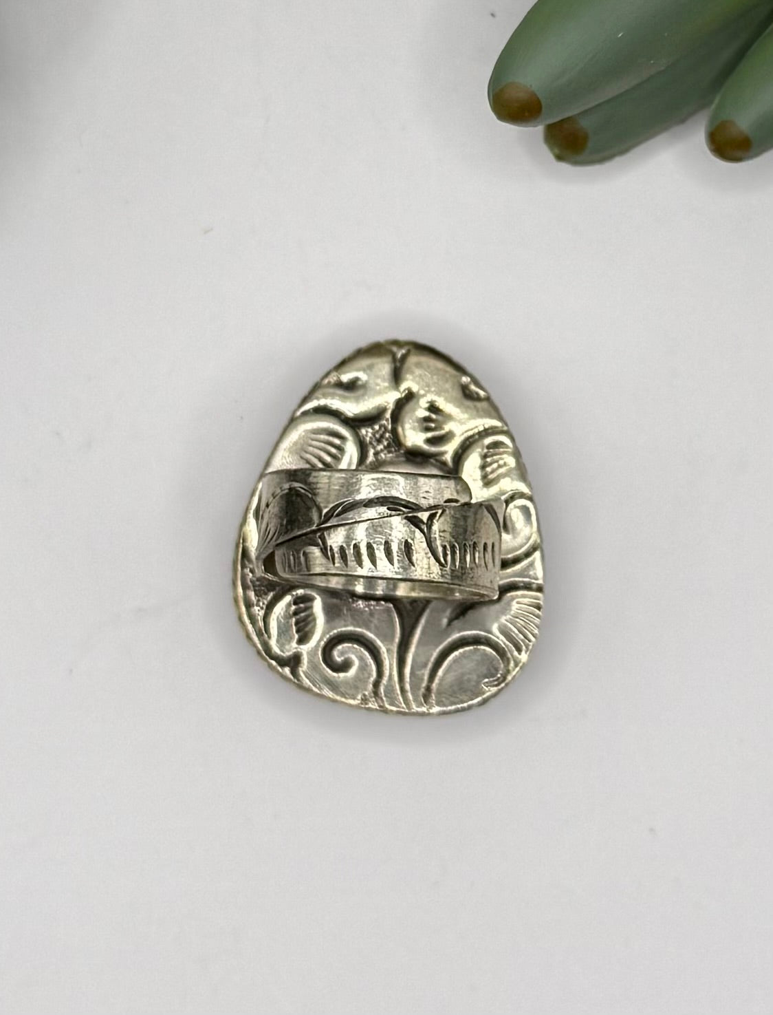Pyrite Infused Turquoise Ring