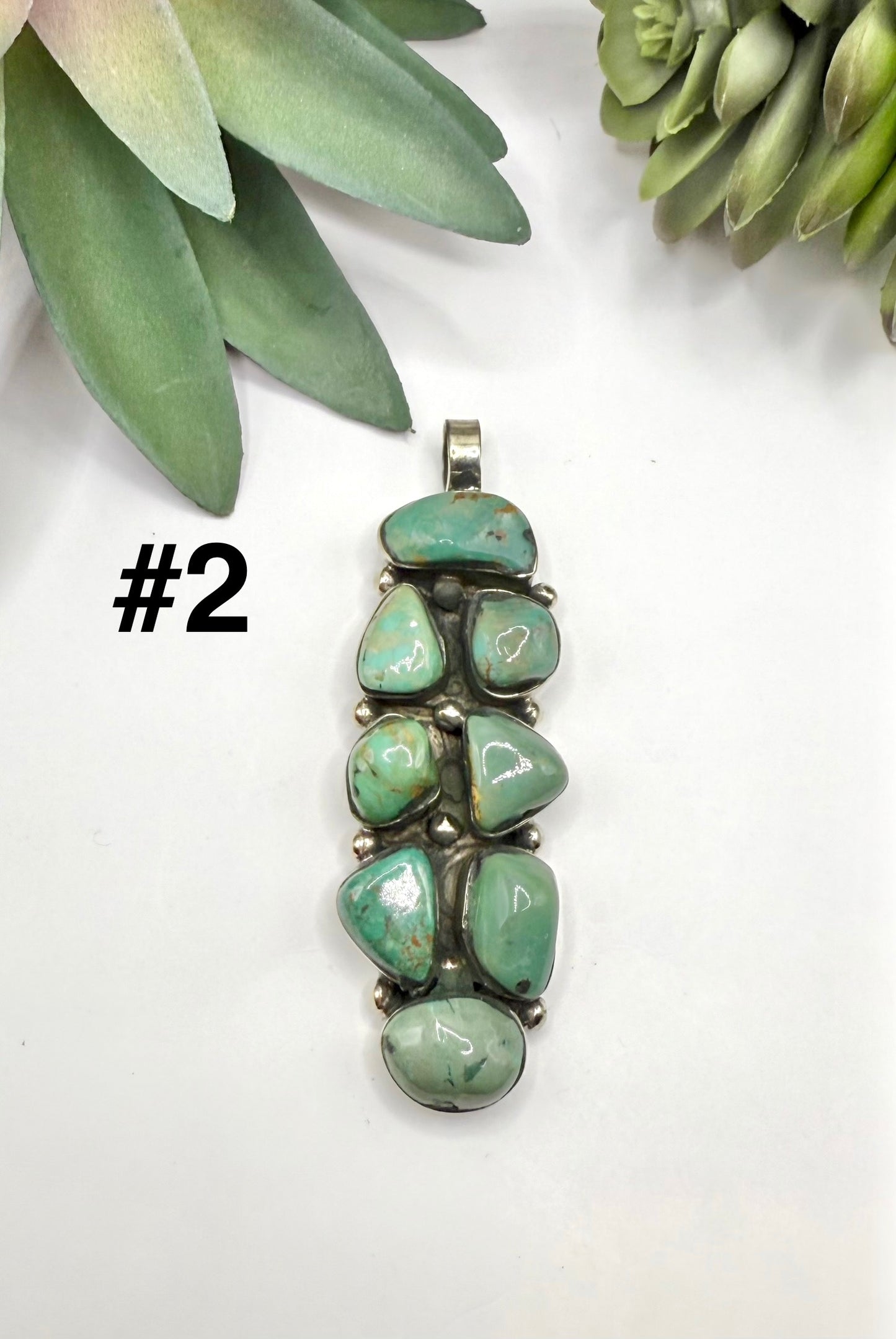 Bold Turquoise Nugget Pendant