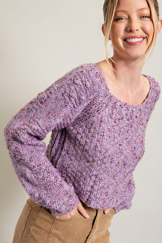 Cropped Knit Sweater