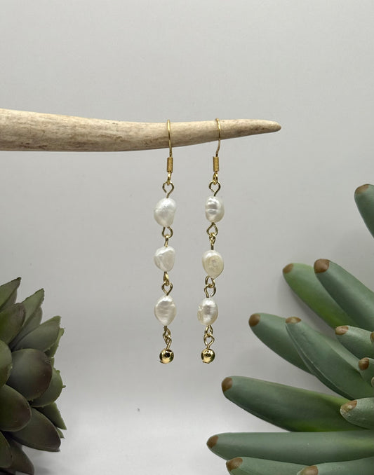 Freshwater Pearl Dangle Earrings