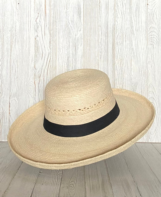 Espanola Rolled Brim Palm Hat