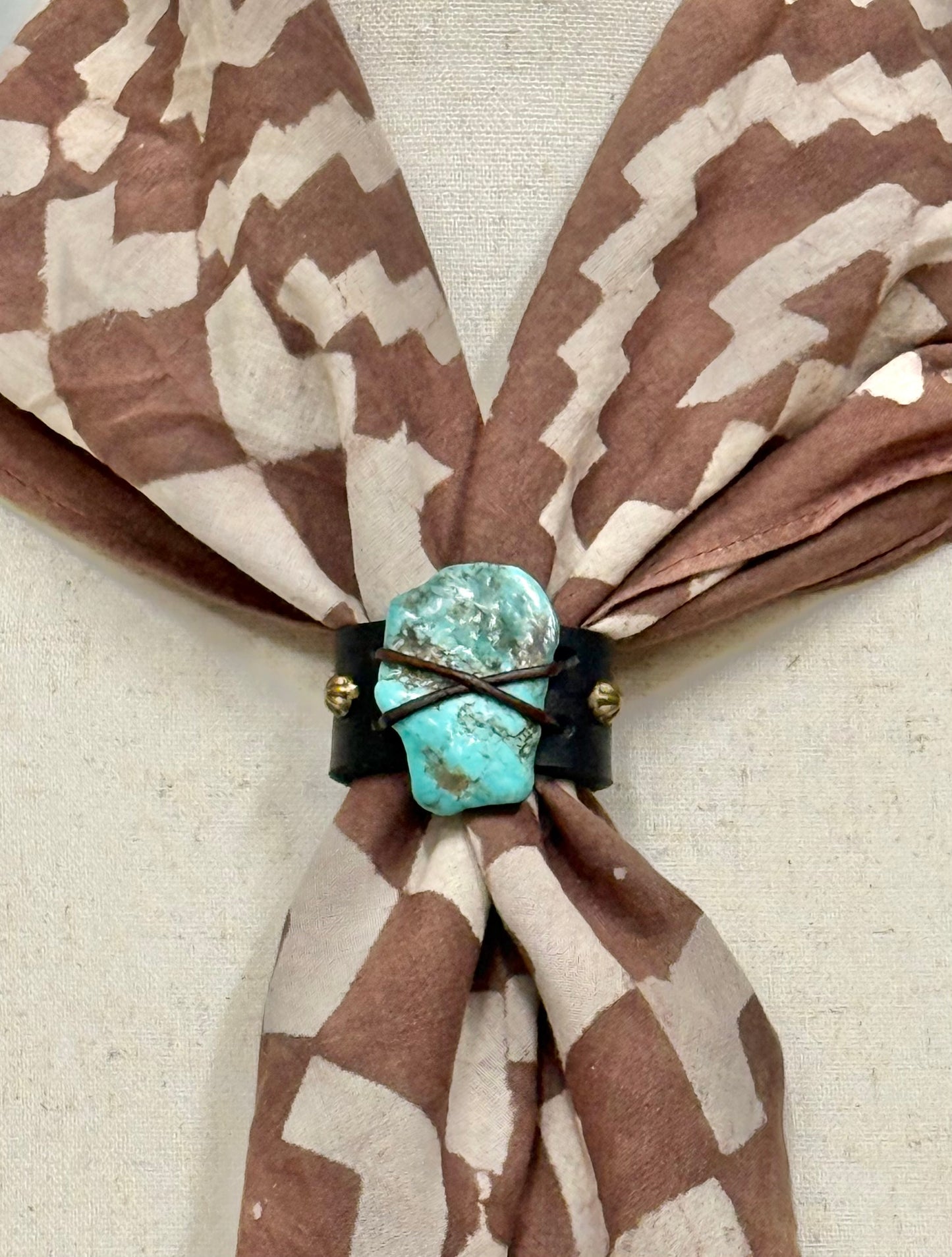 Kingman Turquoise Scarf Slide