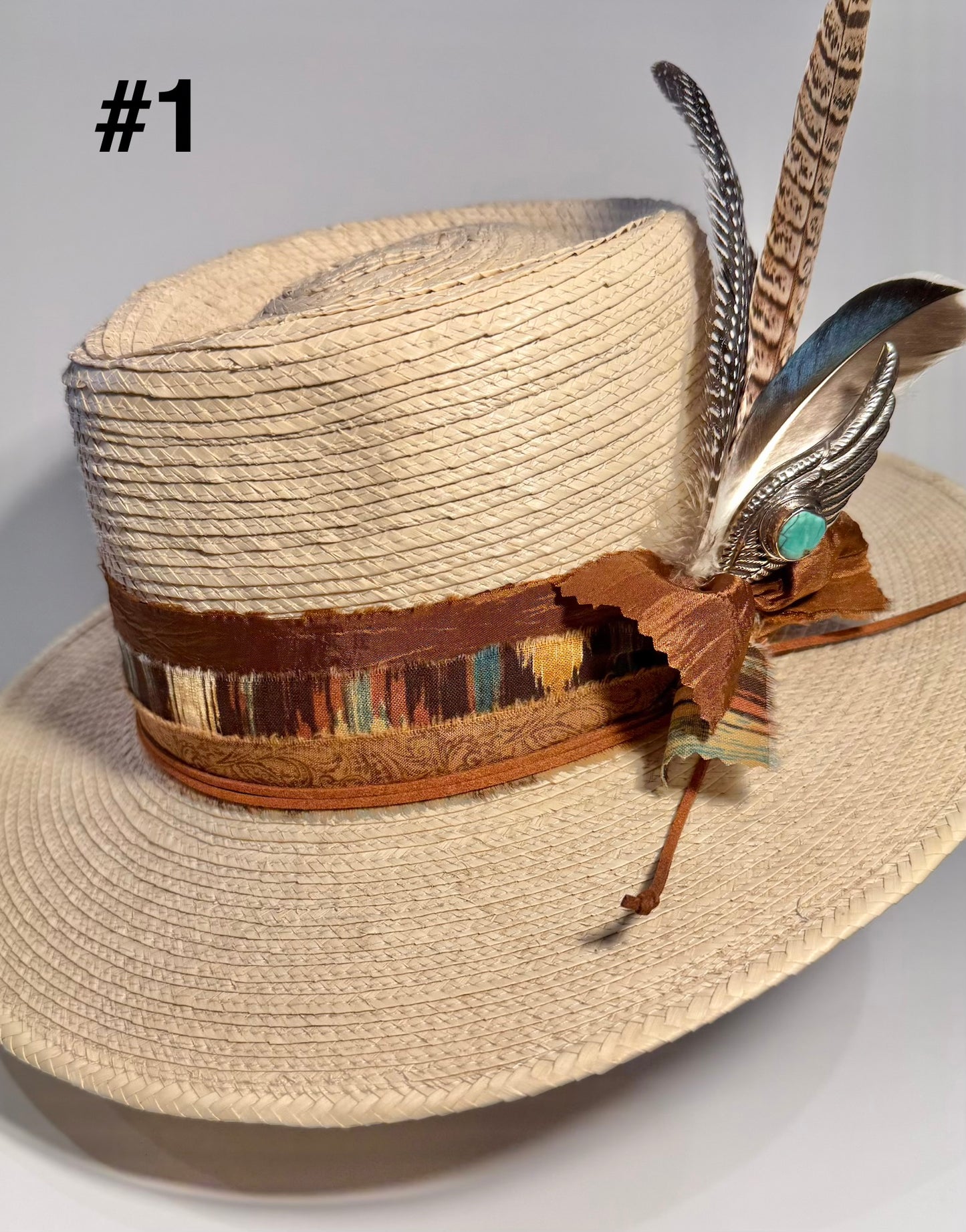 Western Rust Cloth Hatband kit - 4 Designs