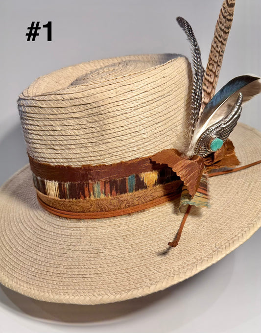 Western Rust Cloth Hatband kit - 4 Designs