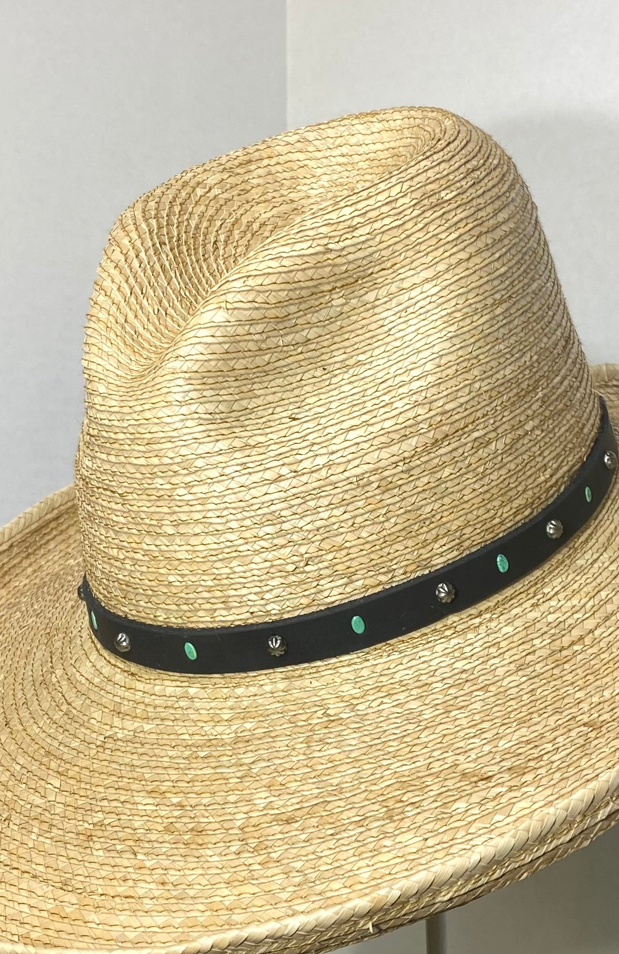 Black & Turquoise Hatband