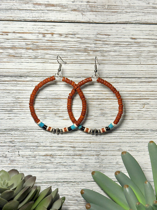 Native American Hoop Earrings