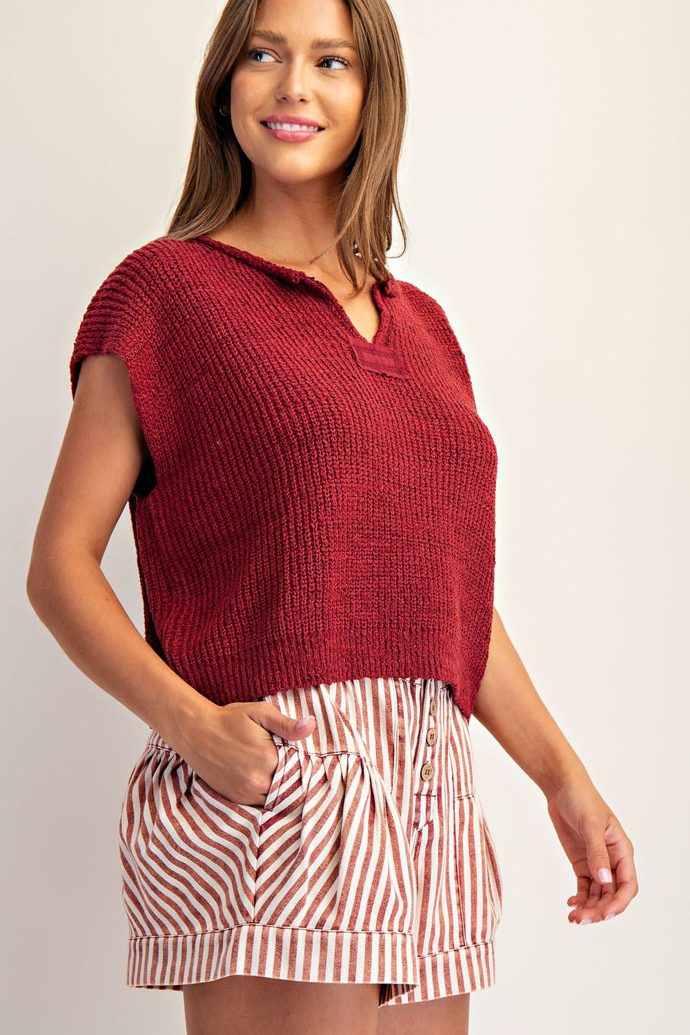 Textured Knit top 3 Colors