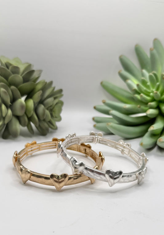 Heart Stretch Bracelet