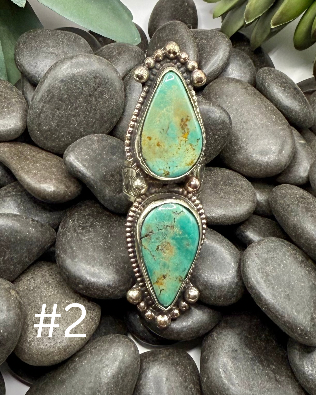 Double Set Turquoise Ring