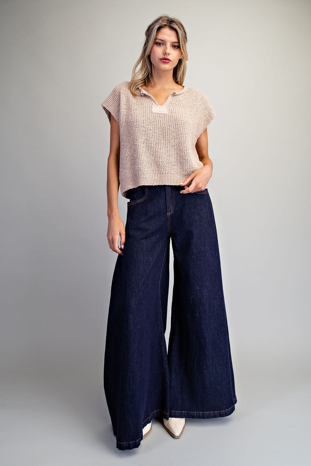 Textured Knit top 3 Colors